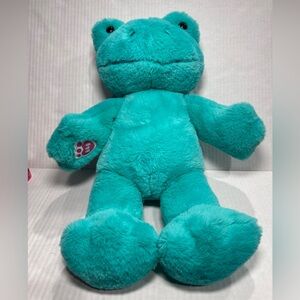 TOADally Teal Frog Build a Bear Retired 2022 RARE BAB